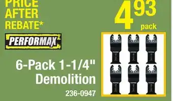Menards 6-Pack 1-1/4 Demolition offer
