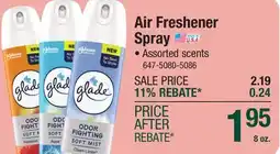 Menards Air Freshener Spray offer