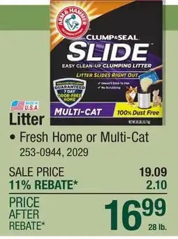 Menards Litter offer