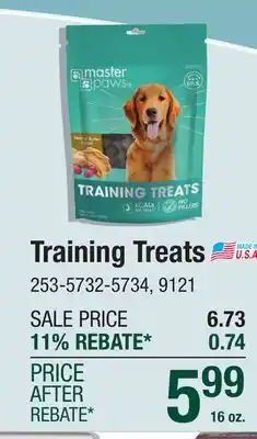 Menards Training Treats offer