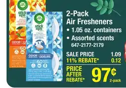 Menards 2-Pack Air Fresheners offer