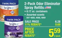 Menards 2-Pack Odor Eliminator Spray Refills offer