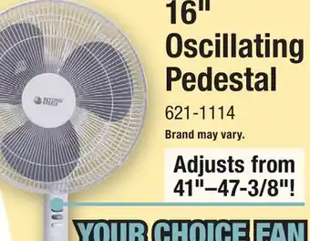 Menards 16 Oscillating Pedestal offer