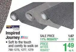 Menards Inspired Journey offer
