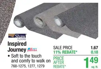 Menards Inspired Journey offer