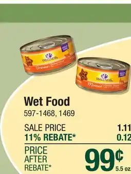 Menards Wet Food offer