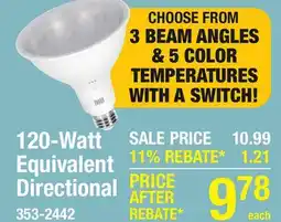 Menards 120-Watt Equivalent Directional offer
