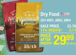 Menards Dry Food offer