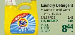Menards Laundry Detergent offer