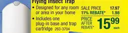 Menards Flying Insect Trap offer