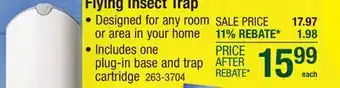 Menards Flying Insect Trap offer