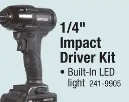 Menards 1/4 Impact Driver Kit offer