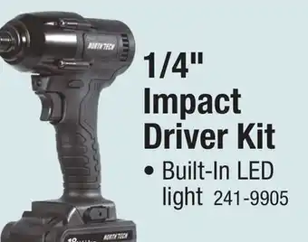Menards 1/4 Impact Driver Kit offer