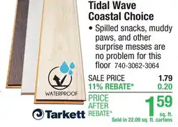 Menards Tidal Wave Coastal Choice offer