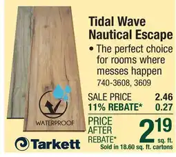 Menards Tidal Wave Nautical Escape offer