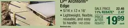 Menards LP Archform Edge offer