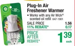 Menards Plug-In Air Freshener Warmer offer