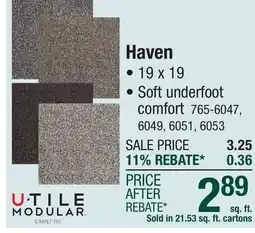 Menards Haven offer
