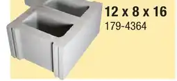 Menards 12 x 8 x 16 Construction Block offer