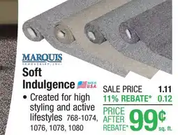 Menards Soft Indulgence offer