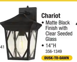 Menards Chariot Outdoor Wall Lights offer