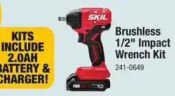Menards Brushless 1/2 Impact Wrench Kit offer
