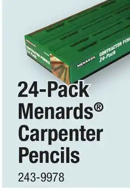 Menards 24-Pack Menards Carpenter Pencils offer