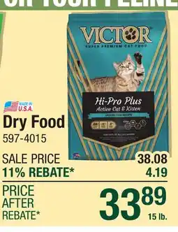 Menards Dry Food offer