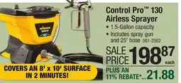 Menards Control Pro 130 Airless Sprayer offer