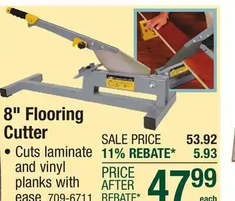 Menards 8 Flooring Cutter offer