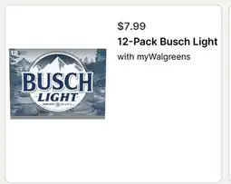 Walgreens 12-Pack Busch Light offer