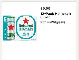 Walgreens 12-Pack Heineken Silver offer