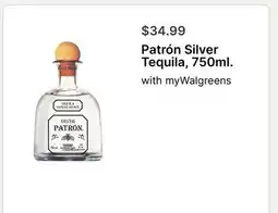 Walgreens Patrón Silver Tequila, 750ml offer