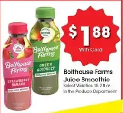 Kroger Bolthouse Farms juice smoothie offer