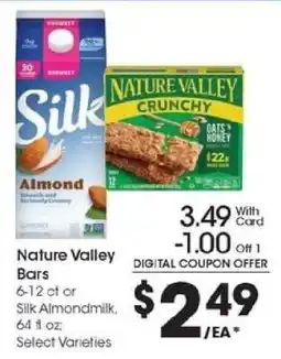 Kroger Nature Valley Bars offer