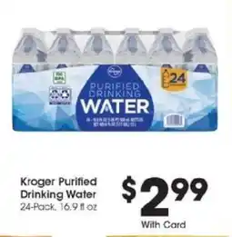 Kroger Kroger Purified Drinking Water offer