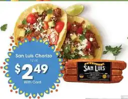 Kroger San Luis Chorizo offer
