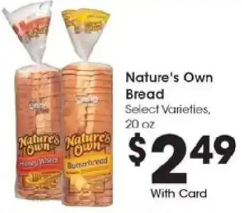 Kroger Nature's Own Bread offer
