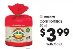 Kroger Guerrero Corn Tortillas offer