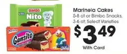 Kroger Marinela Cakes offer