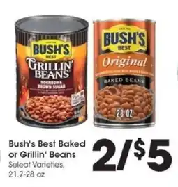 Kroger Bush's Best Baked or Grillin' Beans offer