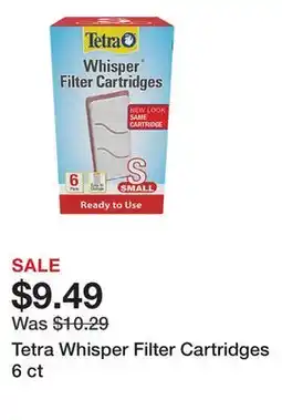 Petsmart Tetra Whisper Filter Cartridges 6 ct offer