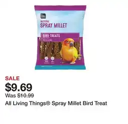 Petsmart All Living Things Spray Millet Bird Treat offer