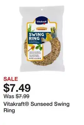 Petsmart Vitakraft Sunseed Swing Ring offer