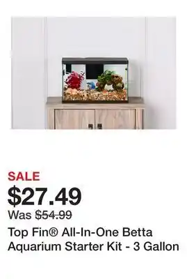 Petsmart Top Fin All-In-One Betta Aquarium Starter Kit - 3 Gallon offer