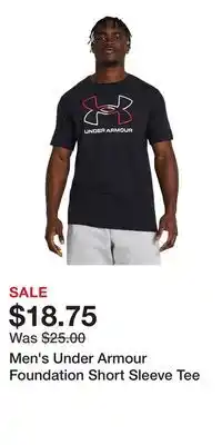 Kohl's Men's Under Armour Foundation Short Sleeve Tee offer