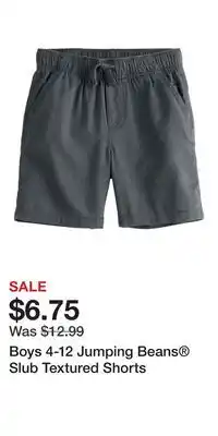 Kohl's Boys 4-12 Jumping Beans Slub Textured Shorts offer