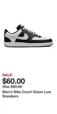 Kohl's Men's Nike Court Vision Low Sneakers offer