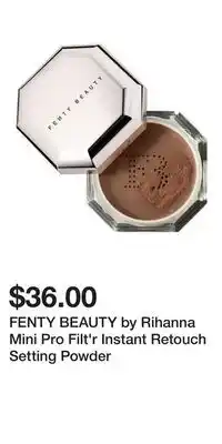 Kohl's FENTY BEAUTY by Rihanna Mini Pro Filt'r Instant Retouch Setting Powder offer