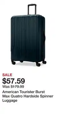 Kohl's American Tourister Burst Max Quatro Hardside Spinner Luggage offer